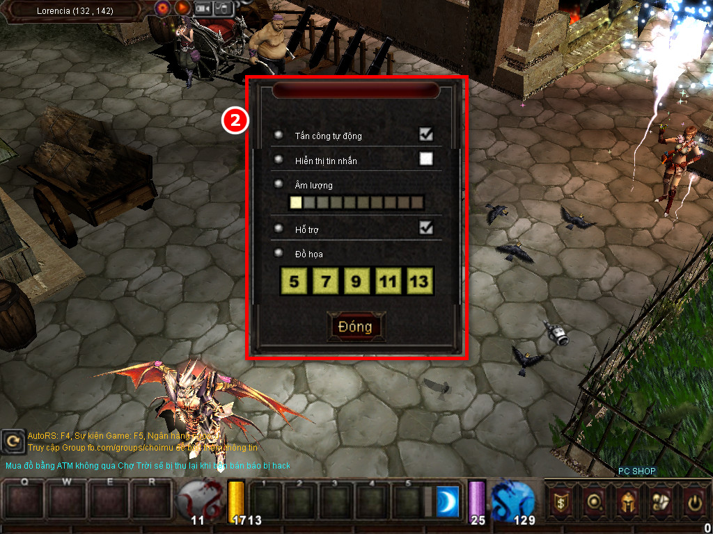 Chức năng chính của Game MU Hải Vương